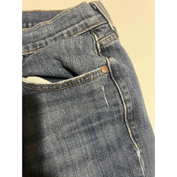 Levi's 515 Boot Cut Jeans Women's Blue Denim Mid Rise Stretch - Picture 6 of 8